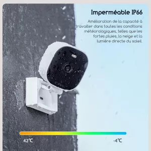 Cooau 8310 Foldable Security Camera 2K