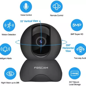 Foscam 5MP Wifi IP Camera X3E