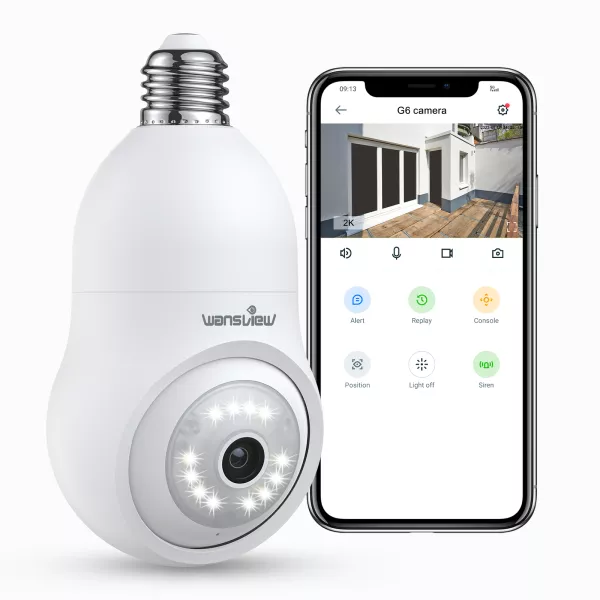 Wans View G6 Light Bulb Camera 2K