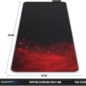 Blood & Dust - RGB Gaming Mouse Pad 800 x 300 MM