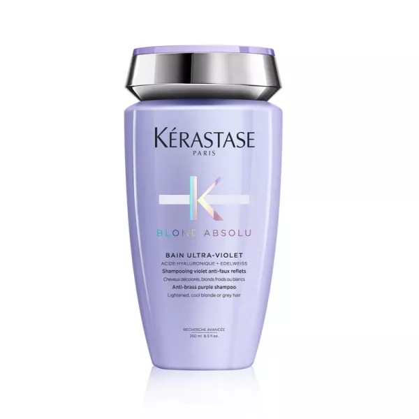 KÉRASTASE Blond Absolu Bain Ultra-Violet Anti-Brass Purple Shampoo - Lightened Cool Blond or Grey Hair