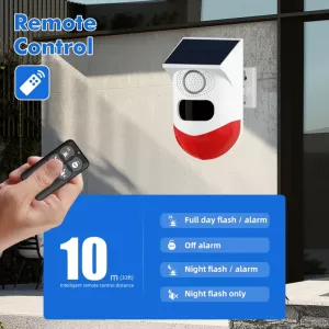 Solar Alarm Intrusion Outdoor Indoor PIR