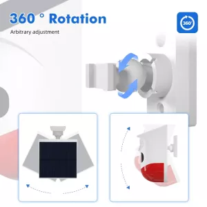 Solar Alarm Intrusion Outdoor Indoor PIR