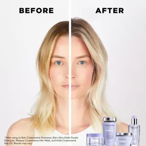 KÉRASTASE Blond Absolu Bain Ultra-Violet Anti-Brass Purple Shampoo - Lightened Cool Blond or Grey Hair