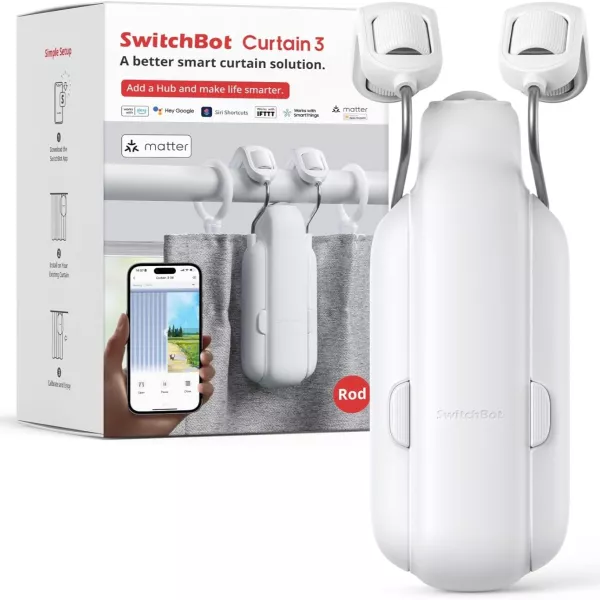 SwitchBot Automatic Curtain Opener 3 Rod