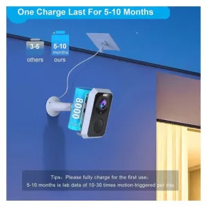 Beenocam Wireless WiFi Solar Security Camera