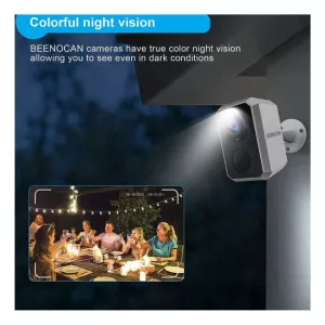 Beenocam Wireless WiFi Solar Security Camera