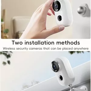 ZUMIMALL APP 2.4G WiFi Battery Powered security Camera 3 MP
