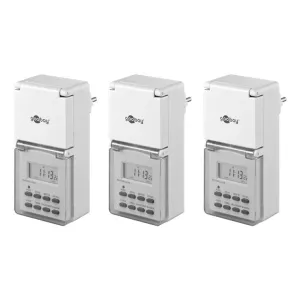 GooBay Set of 3, Digital Timer IP44