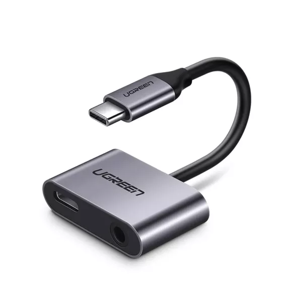 UGreen 2-in-1 USB C to 3.5mm Headphone and Charger Adapter