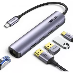 UGreen 5-in-1 USB-C HUB Docking Station Adapter