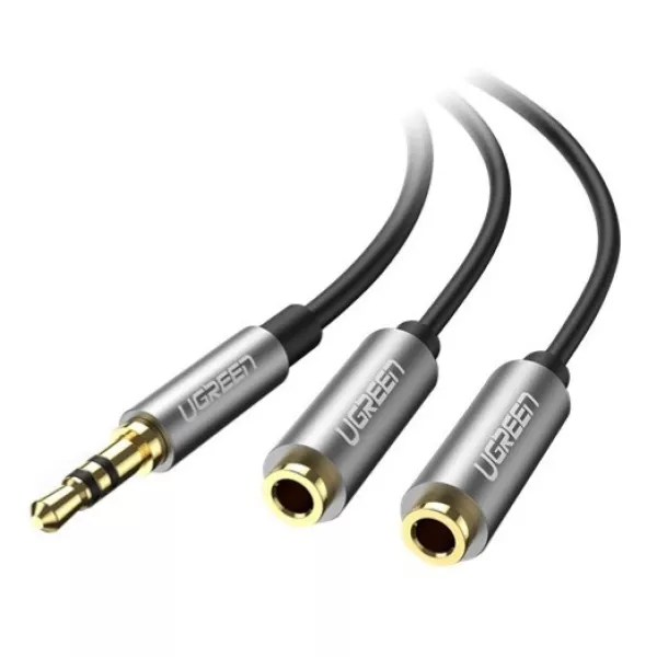 Ugreen AUDIO CABLE MALE 3.5mm TO FEMALE 2x3.5mm 20cm