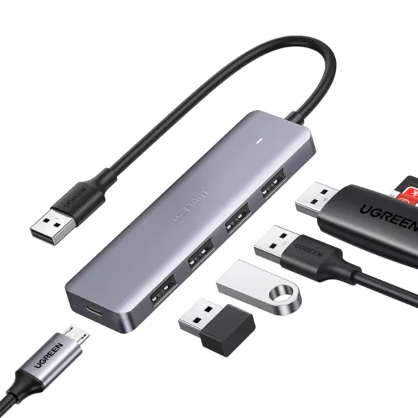 UGREEN 4 Port USB Hub 3.0 5Gbps