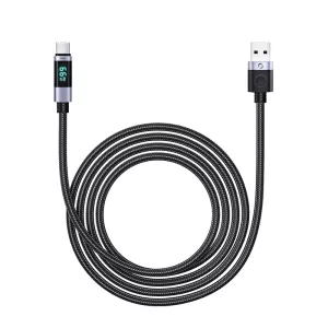 ORICO USB-A to USB-C PD 66W Fast Charge & Data Cable with LED Display