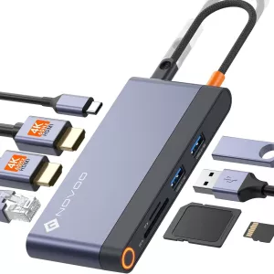 Novoo, RM8F Pro Novoo 8 in 1 USB Hub