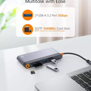 Novoo, RM8F Pro Novoo 8 in 1 USB Hub