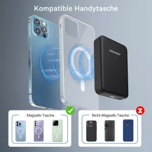 NOHON Wireless Mag-safe Power Bank 10000 mAh