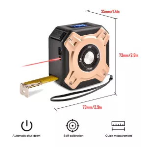 40M 2-IN-1 Digital Laser Tape
