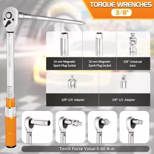 CGBOOM Torque Wrench 3/8-Inch
