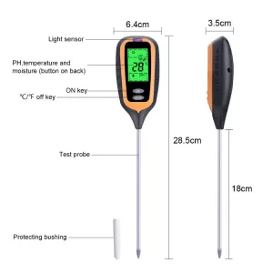 4 in 1 Soil Survey Instrument ph Soil Meter