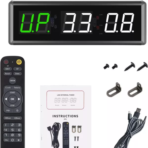 Sports Fitness Timer Wall Clock