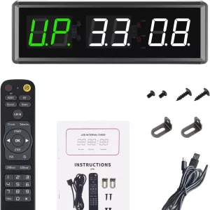Sports Fitness Timer Wall Clock
