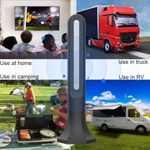 Portable HDTV Antenna with Strong Magnetic Base