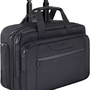 KROSER Rolling Laptop Bag Premium 17.3 Inch Water-P