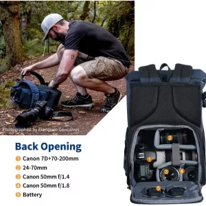 K&F Concept Camera Backpacks beta zip 17L