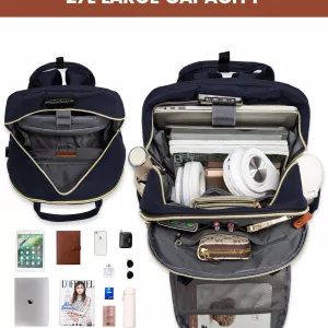 LOVEVOOK Laptop Backpack Navy