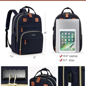 LOVEVOOK Laptop Backpack Navy