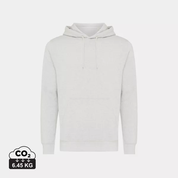 XD IQONIQ Rila Lightweight Recycled Cotton Hoodie XL (Light Grey)