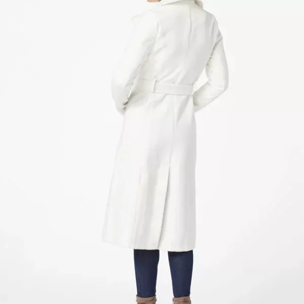 Long Wool Trench Coat ( Size: XL )