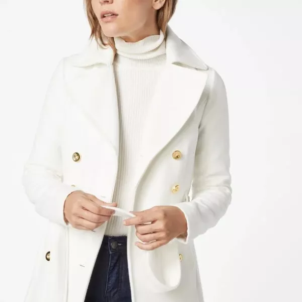 Long Wool Trench Coat ( Size: XL )