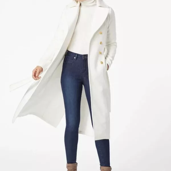 Long Wool Trench Coat ( Size: XL )