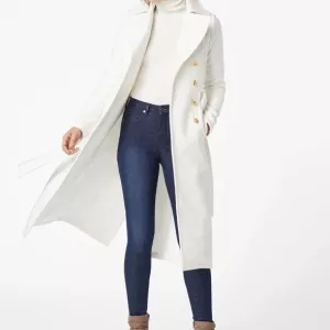 Long Wool Trench Coat ( Size: XL )