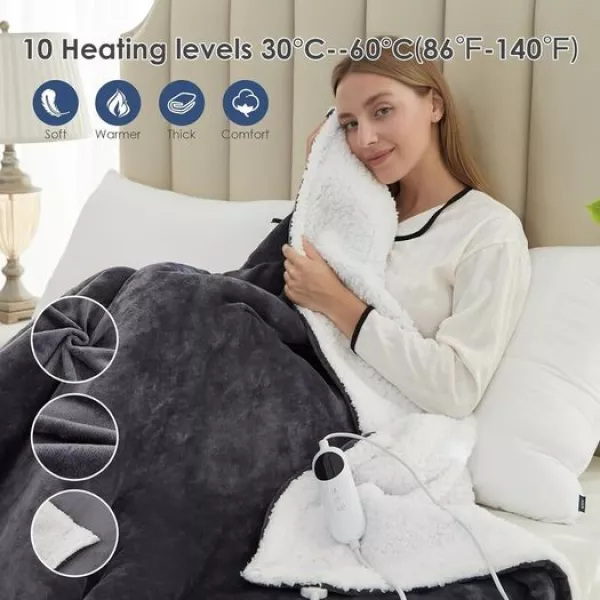 OMERAI Electric Fleece Blanket