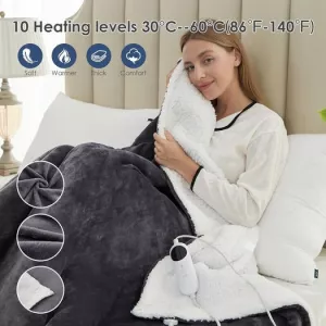OMERAI Electric Fleece Blanket