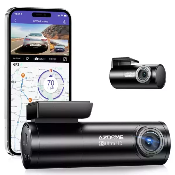 AZDOME Dash Cam For Smart Driving M300s 4k Ultra HD