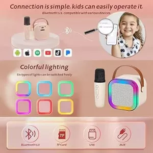 Ledstar Bluetooth Portable Speaker w/Mic K12