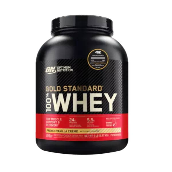 Optimum Nutrition Gold Standard Whey Protein 2.27kg Vanilla Ice Cream