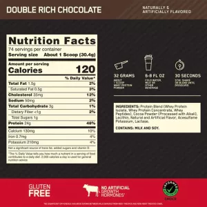 Optimum Nutrition Gold Standard Whey Protein 2.27kg Vanilla Ice Cream