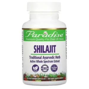 PARADISE Shilajit 250 MG Per Capsule, Traditional Ayurvedic Herb