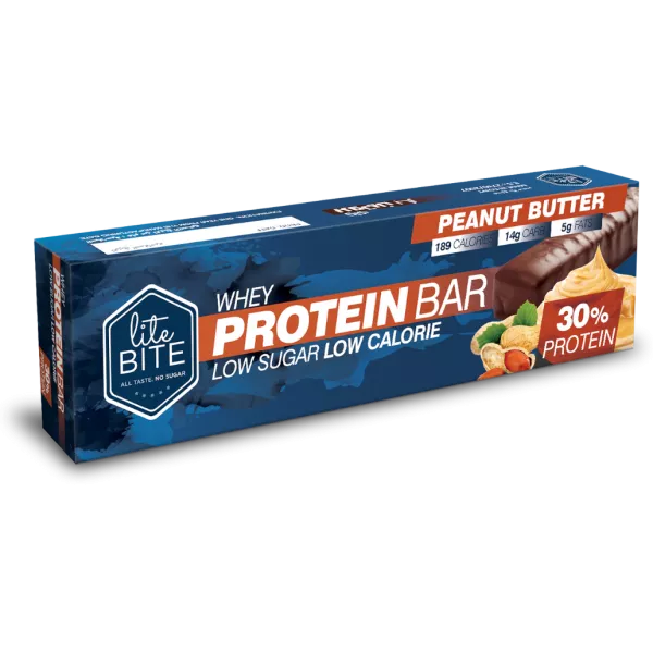 Lite Bite 30% Whey Protein Bar - Peanut Butter - 70 g