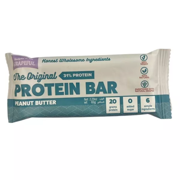 Grapeful Protein Bar Peanut Butter - 65G