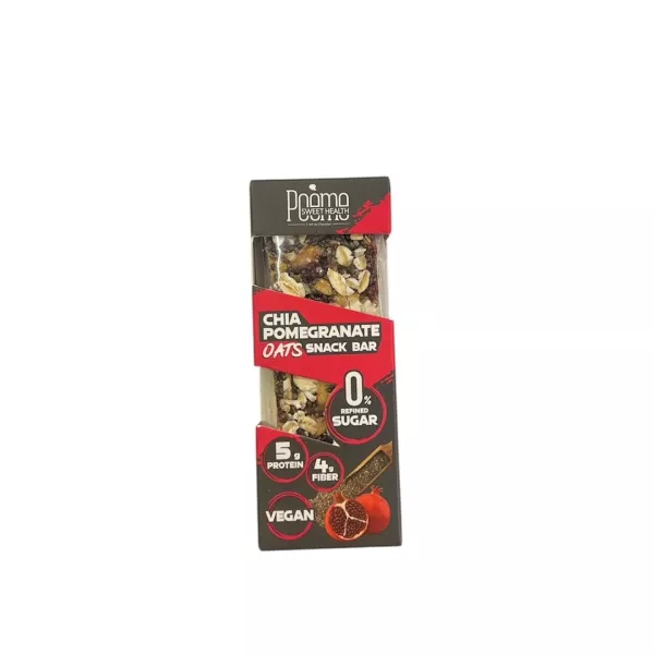 Poeme Chia Pomegranate Oats Snack Bar