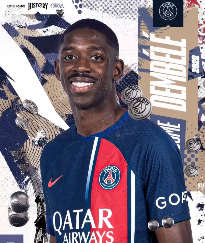 Football Lebanon - سان جيرمان يستقبل ديمبيليه: صفقته التاسعة