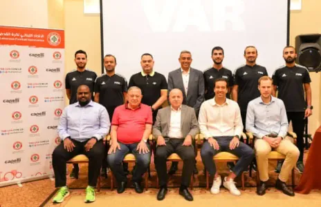 Football Lebanon - حيدر يفتتح إجتماع إطلاق مشروع الڤار