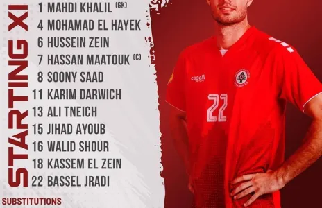 Football Lebanon - قائمة منتخبنا الوطني لمواجهة شقيقه الإماراتي وديًّا