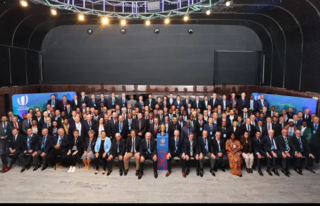 Football Lebanon - الجمال ممثلا الاتحاد اللبناني للعبة في الكونغرس العالمي للركبي نيونيون